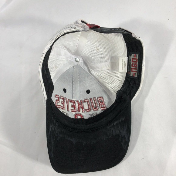 OSU Ohio State Buckeyes Hat Cap Snapback Mesh Back Adjustable OSFM One Size Fits - Picture 8 of 11